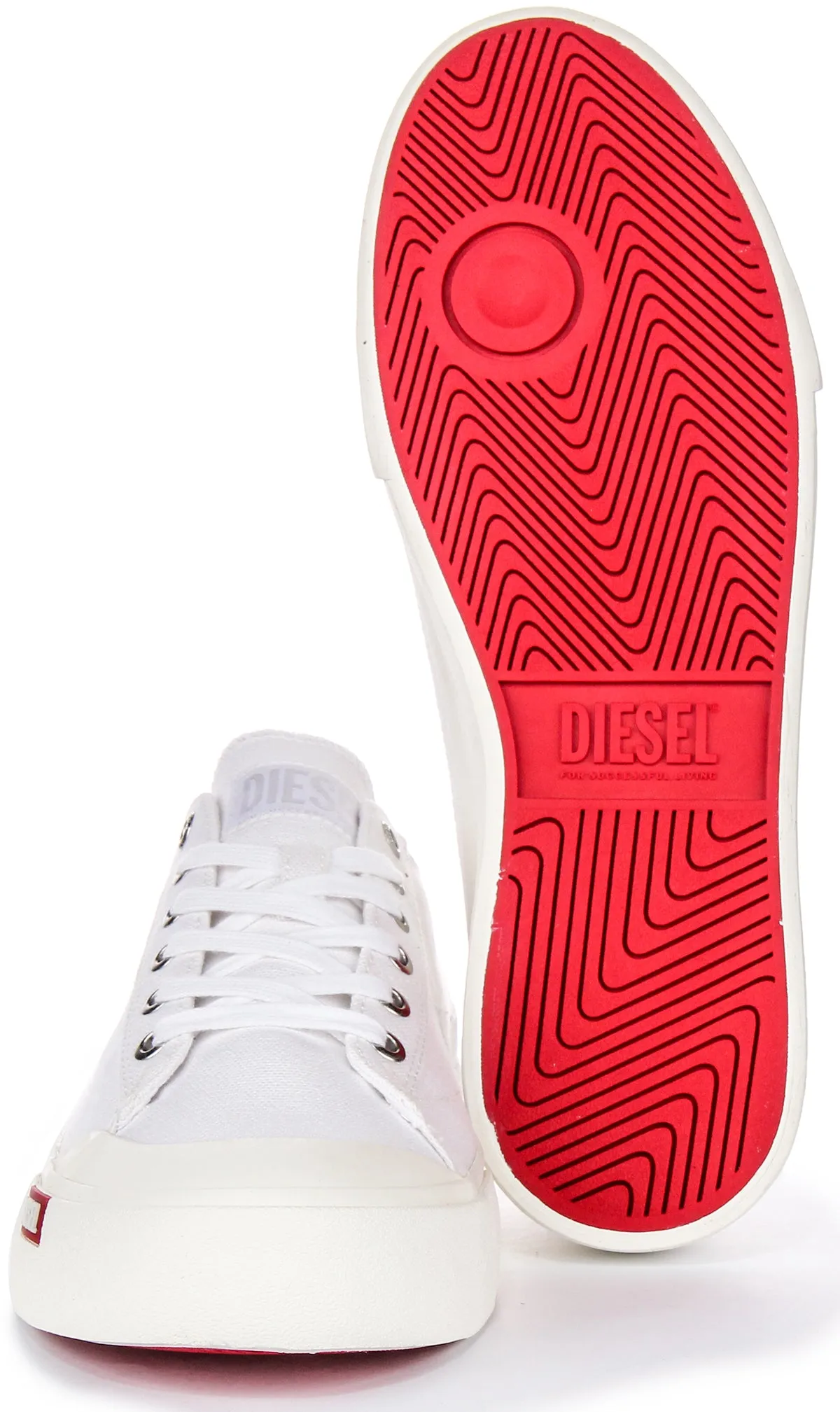 Diesel S Athos Low In White For Men footbed comfort