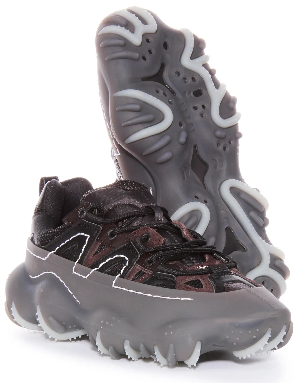 Diesel S Prototype P1 Sneaker In Black Grey For Men Balance Boost