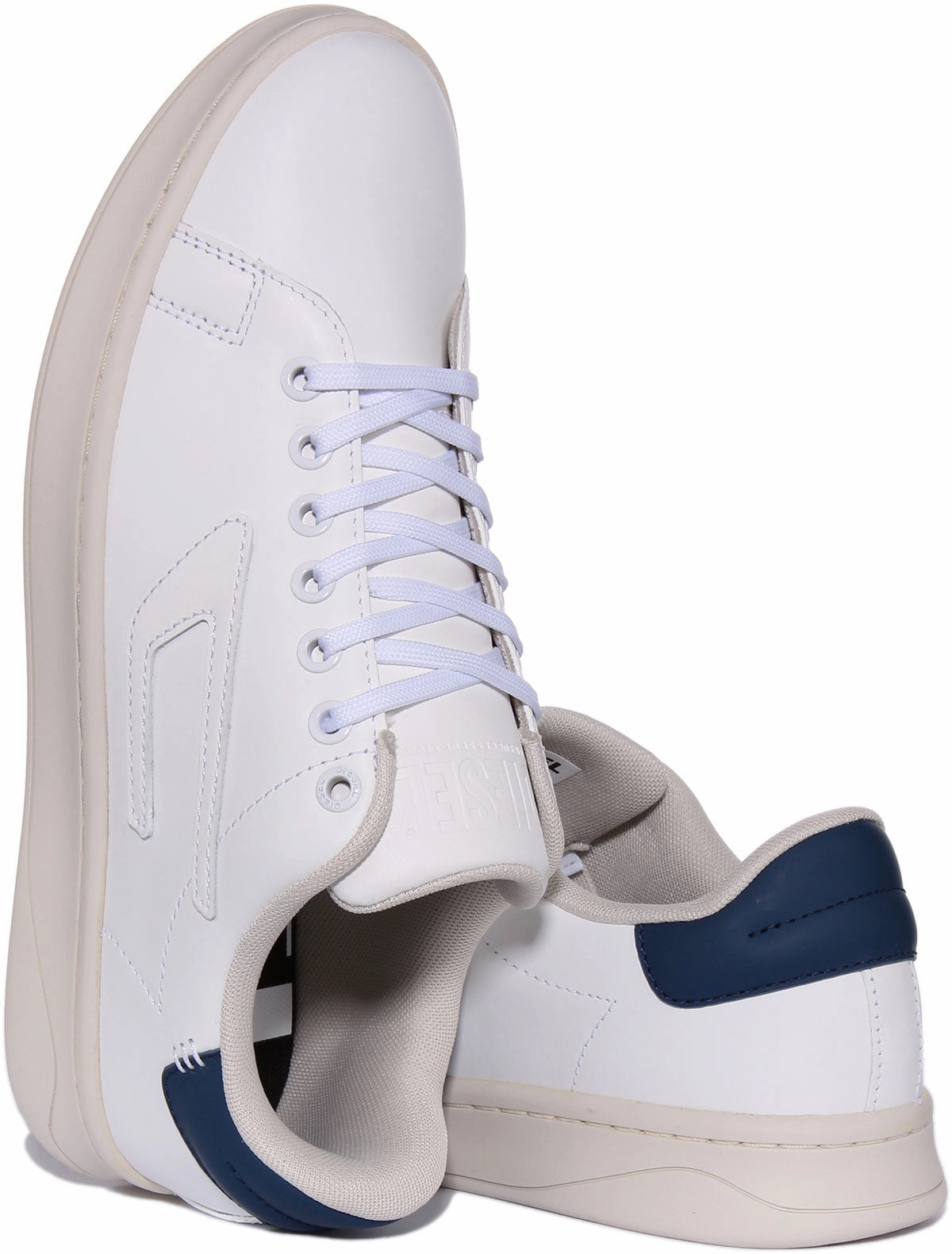 Diesel S Athene Low In White Navy For Men Breathable Build