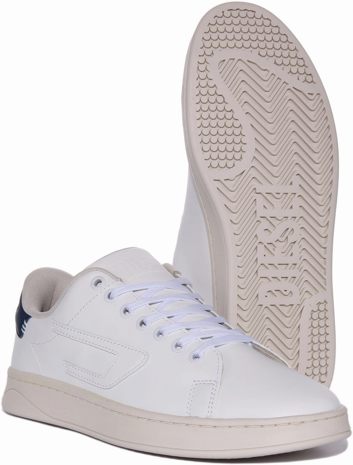 Diesel S Athene Low In White Navy For Men Breathable Build