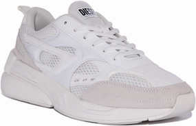 Reinforced eyelets prevent lace pressure points Diesel S-Serendipity In White For Men