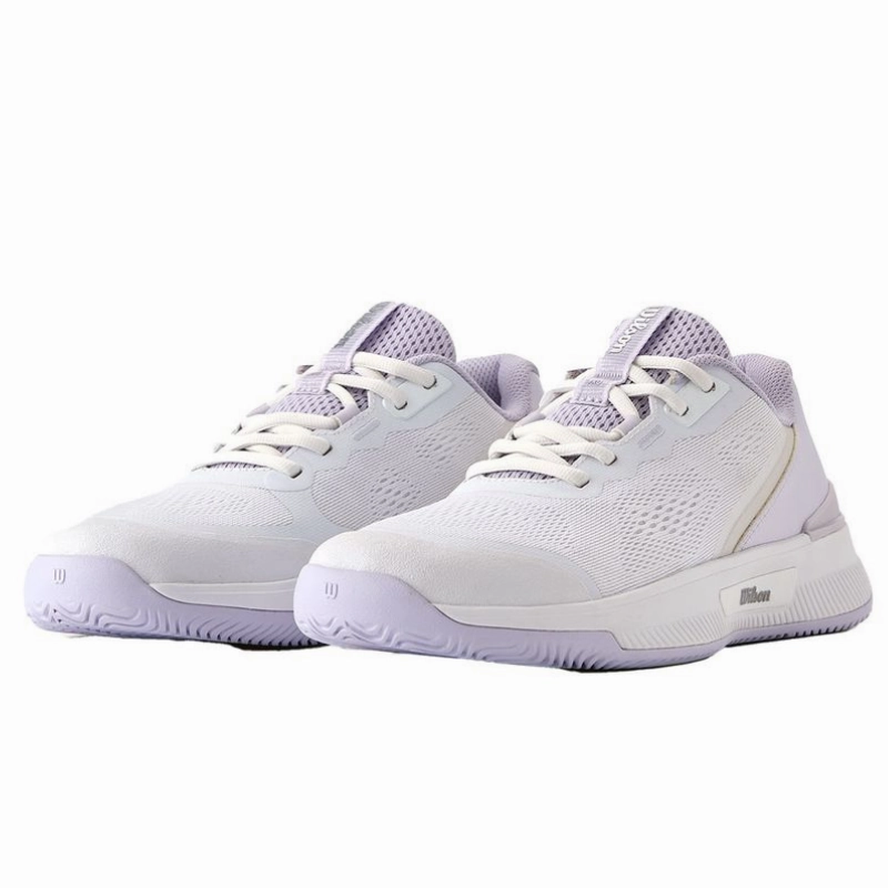 Distinctive Wilson Intrigue Pro IW Womens Tennis Shoe - White/Lavender