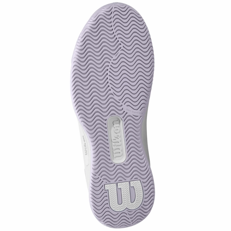 Distinctive Wilson Intrigue Pro IW Womens Tennis Shoe - White/Lavender