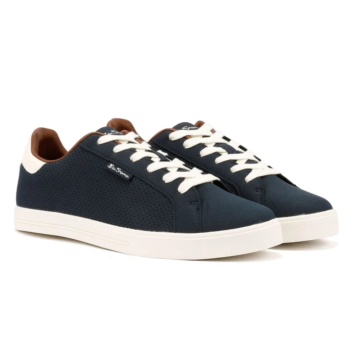 Ben Sherman Chase Men's Navy Trainers Foot Pressure Footframe stability helps align joint movement