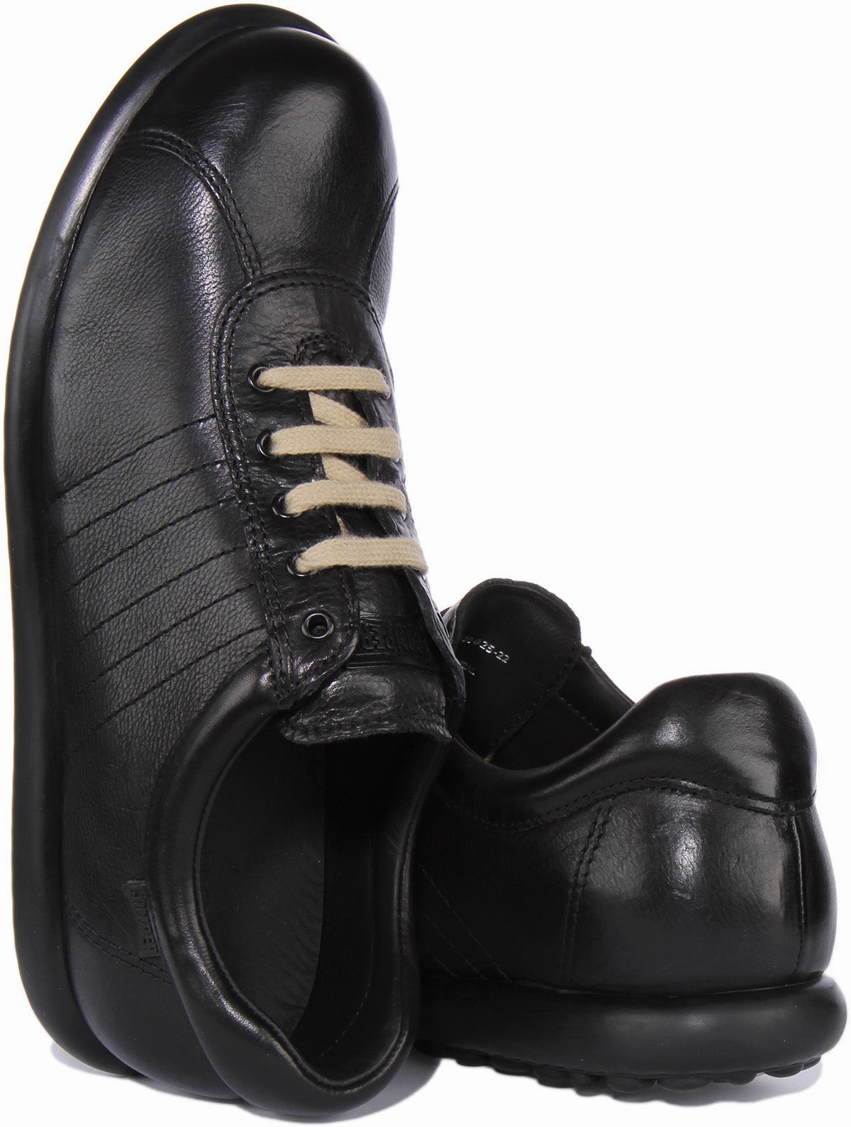 Double Midsole Camper Pelotas Ariel In Black For Women