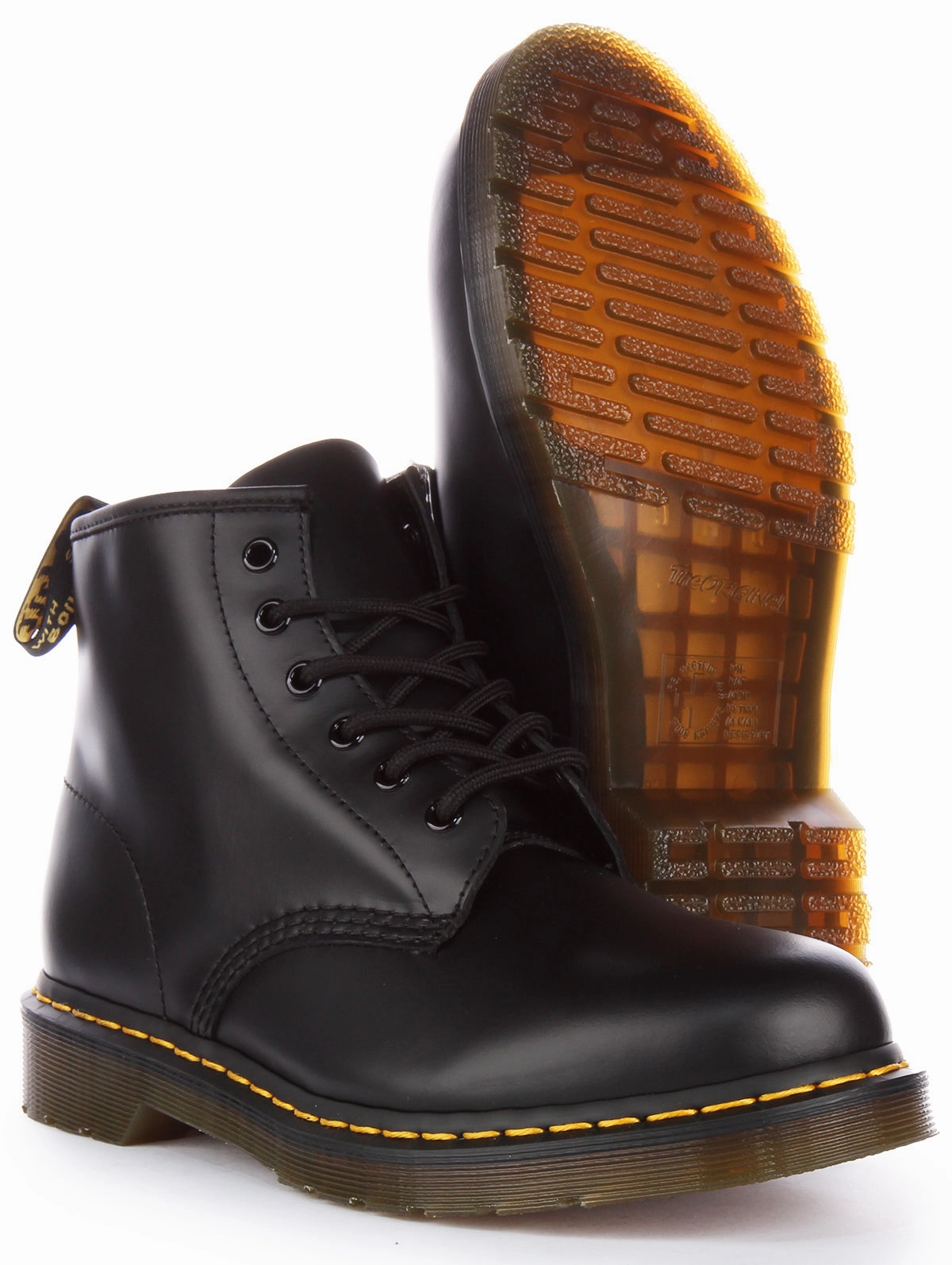 Dr Martens 101 YS In Black Trail Tough Shoes