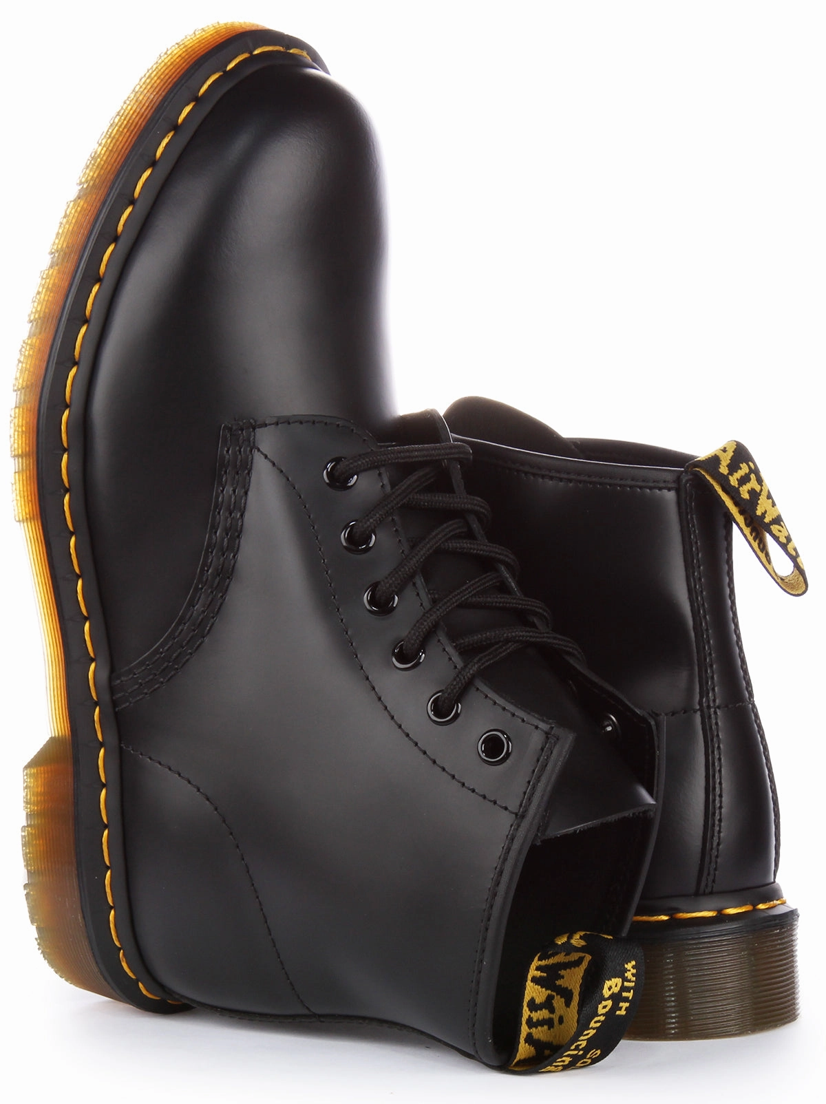 Dr Martens 101 YS In Black Trail Tough Shoes