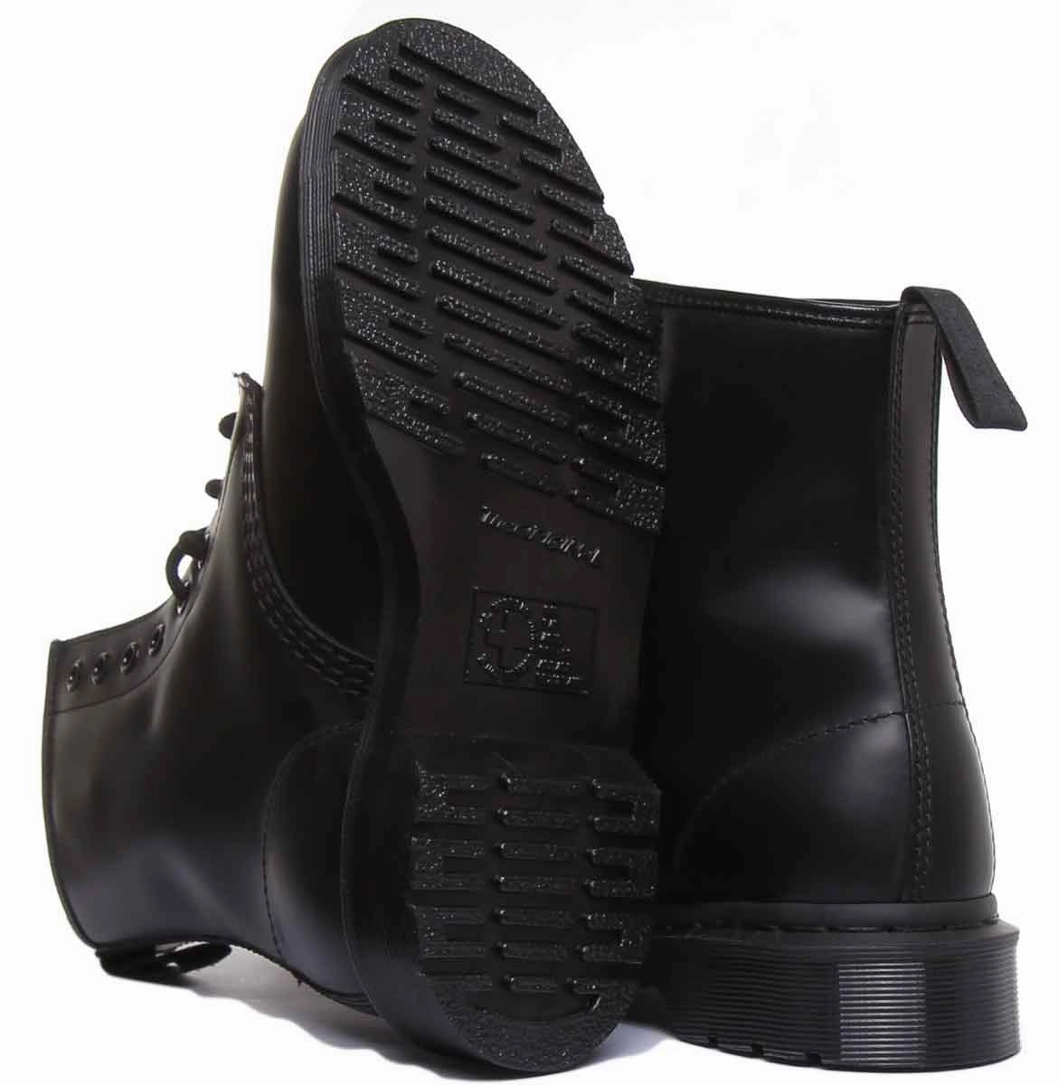 Dr Martens 1460 Mono In Black Backpacking Durability