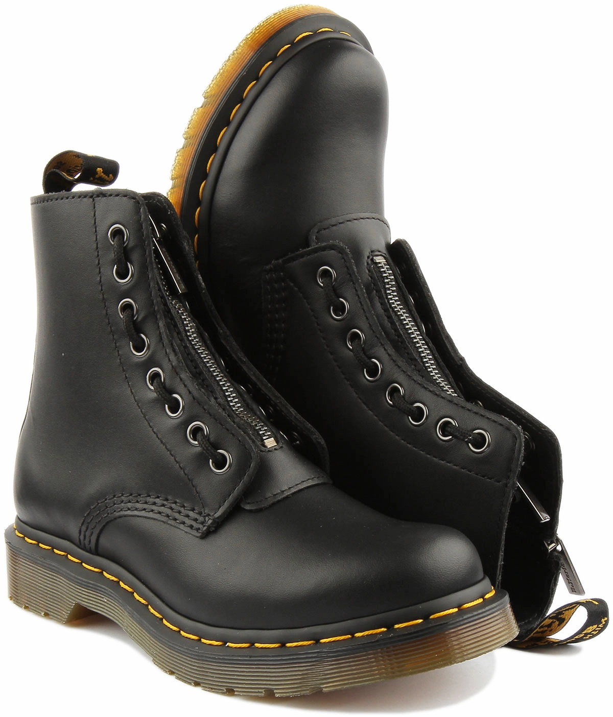 Dr Martens 1460 Pascal In Black For Women Rugged Flex Boots Max