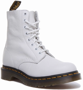Dr Martens 1460 Pascal In White Packable Gear