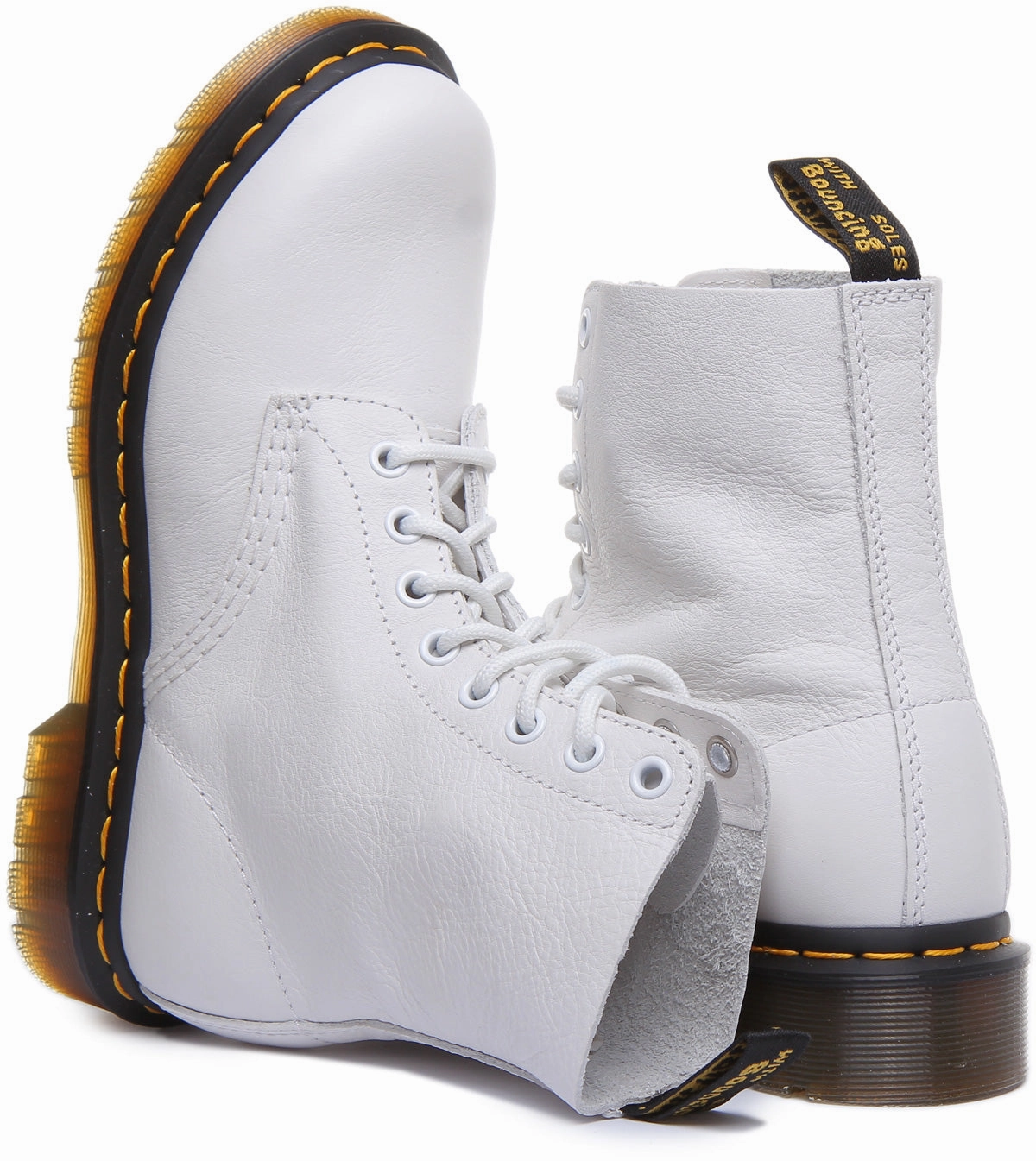 Dr Martens 1460 Pascal In White Multi Terrain