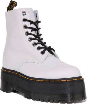 Soft Materials Dr Martens 1460 Pascal Max Platform In White For Women