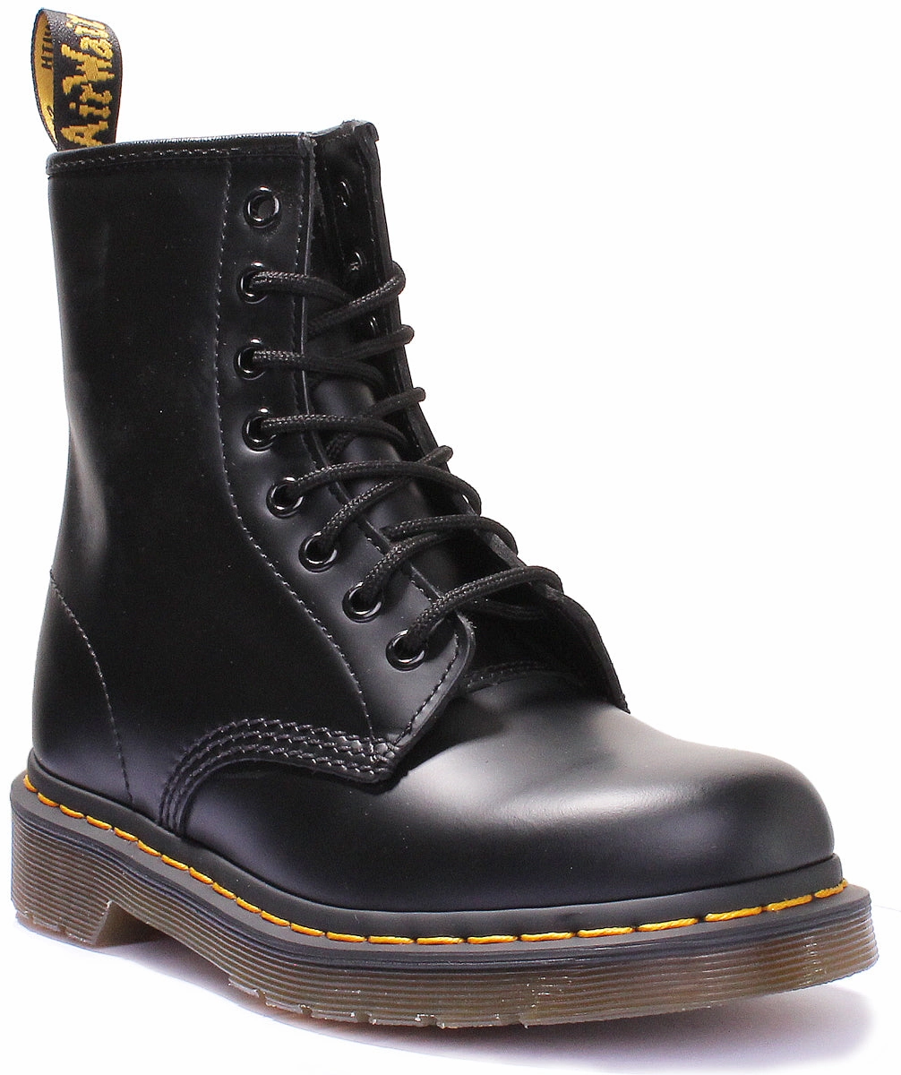 Functional And Fashionable Dr Martens 1460 Smooth In Black