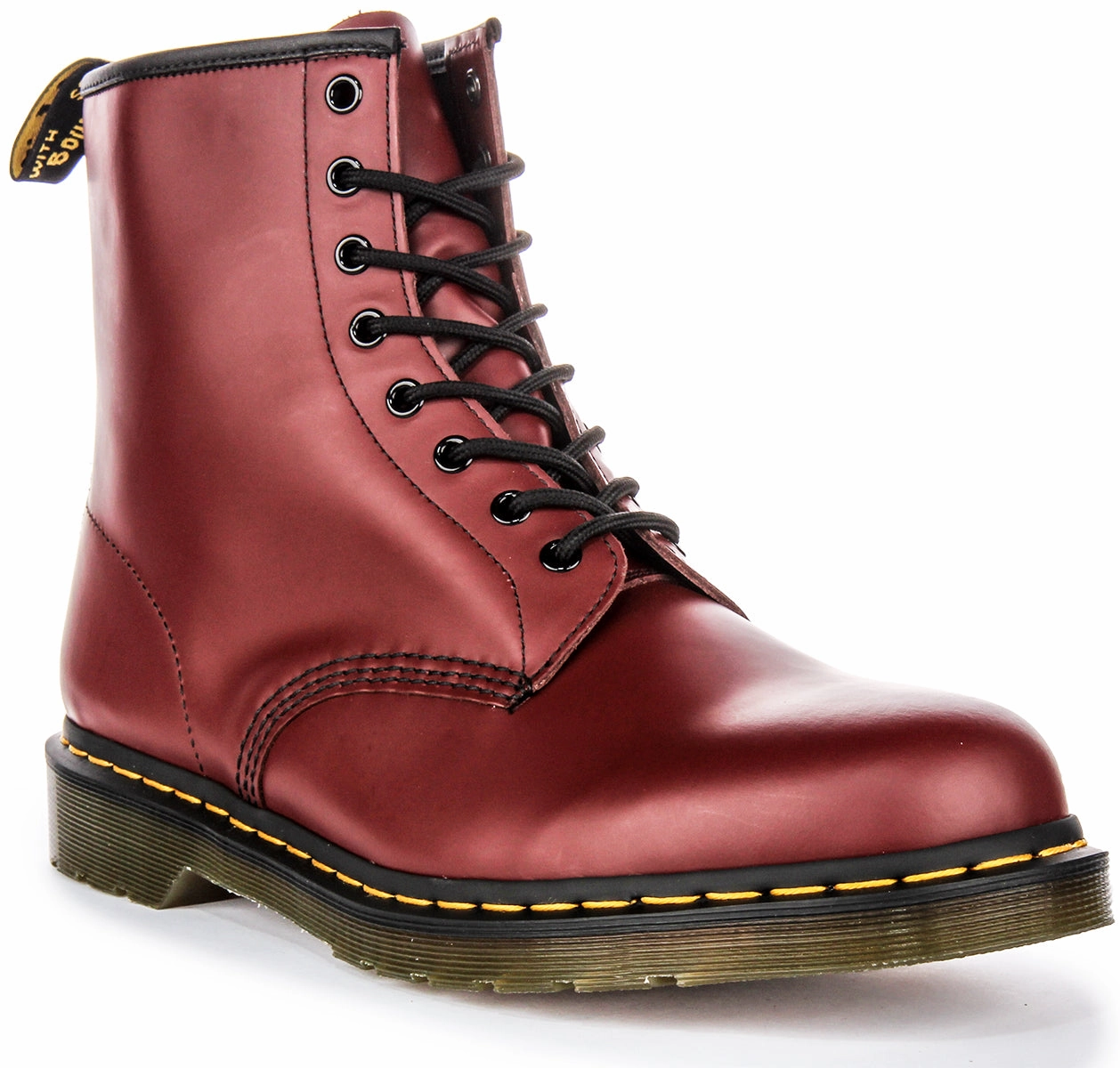 Long Hike Support All Day Support Dr Martens 1460 Smoth In Cherry For Unisex