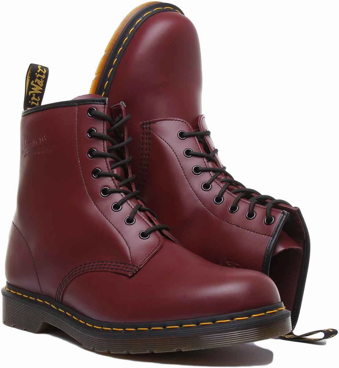 Dr Martens 1460 Smoth In Cherry Vintage Tough