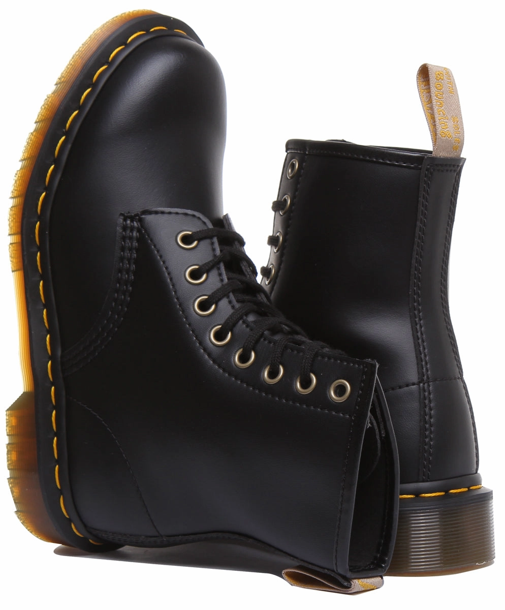 Dr Martens 1460 Vegan In Black For Womens All Day Support