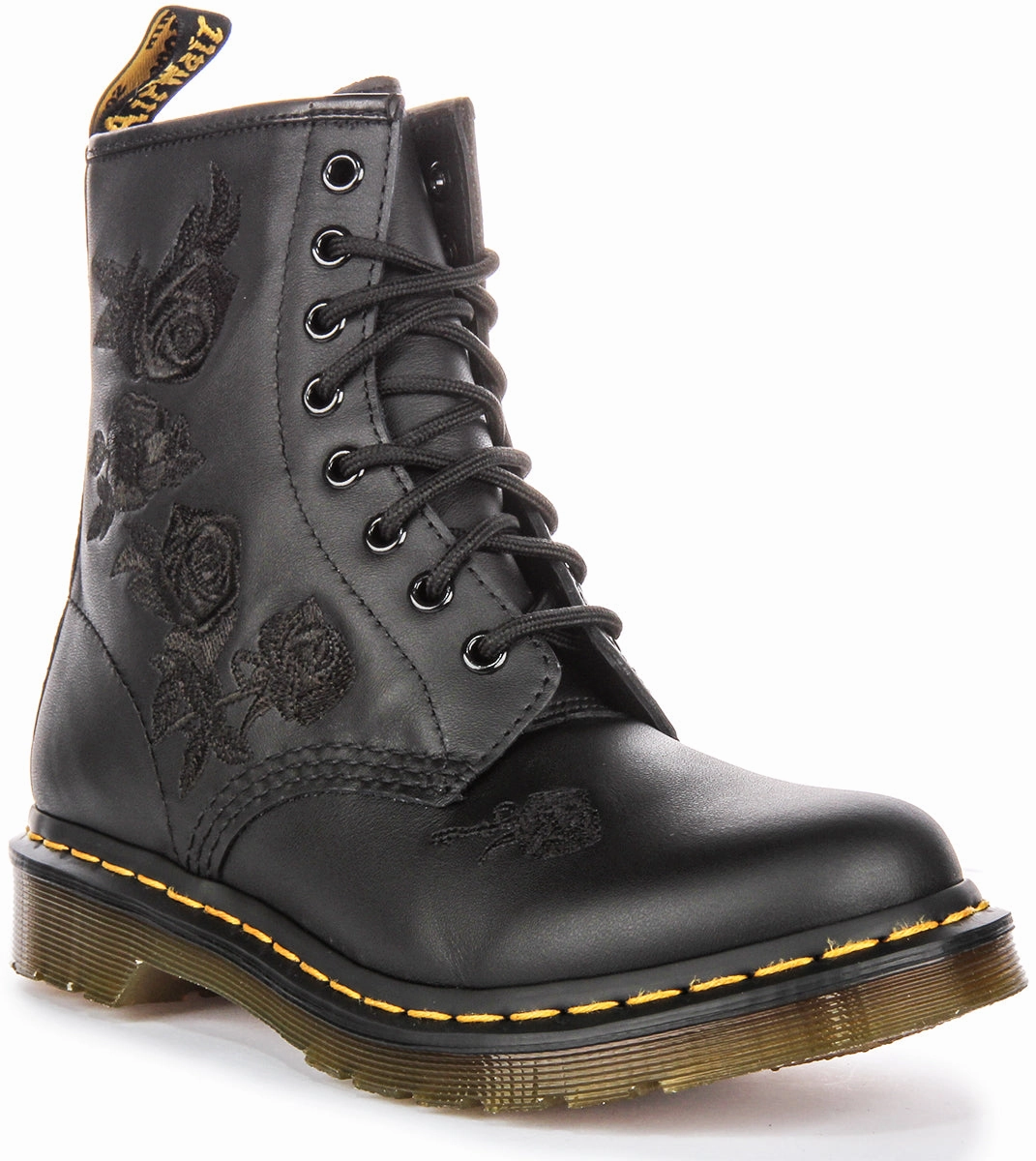 Dr Martens 1460 Vonda In Black Mono For Women Rock Protection Secure Comfort