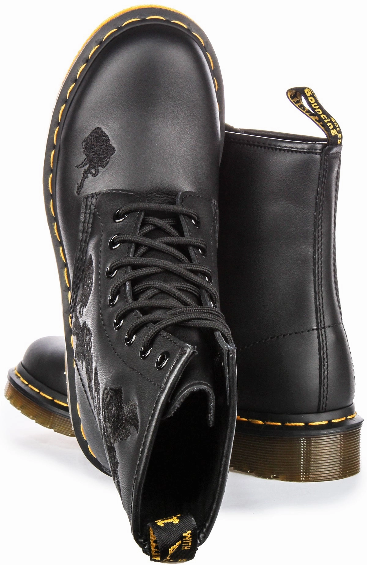 Dr Martens 1460 Vonda In Black Mono For Women Mountain Flex Gear
