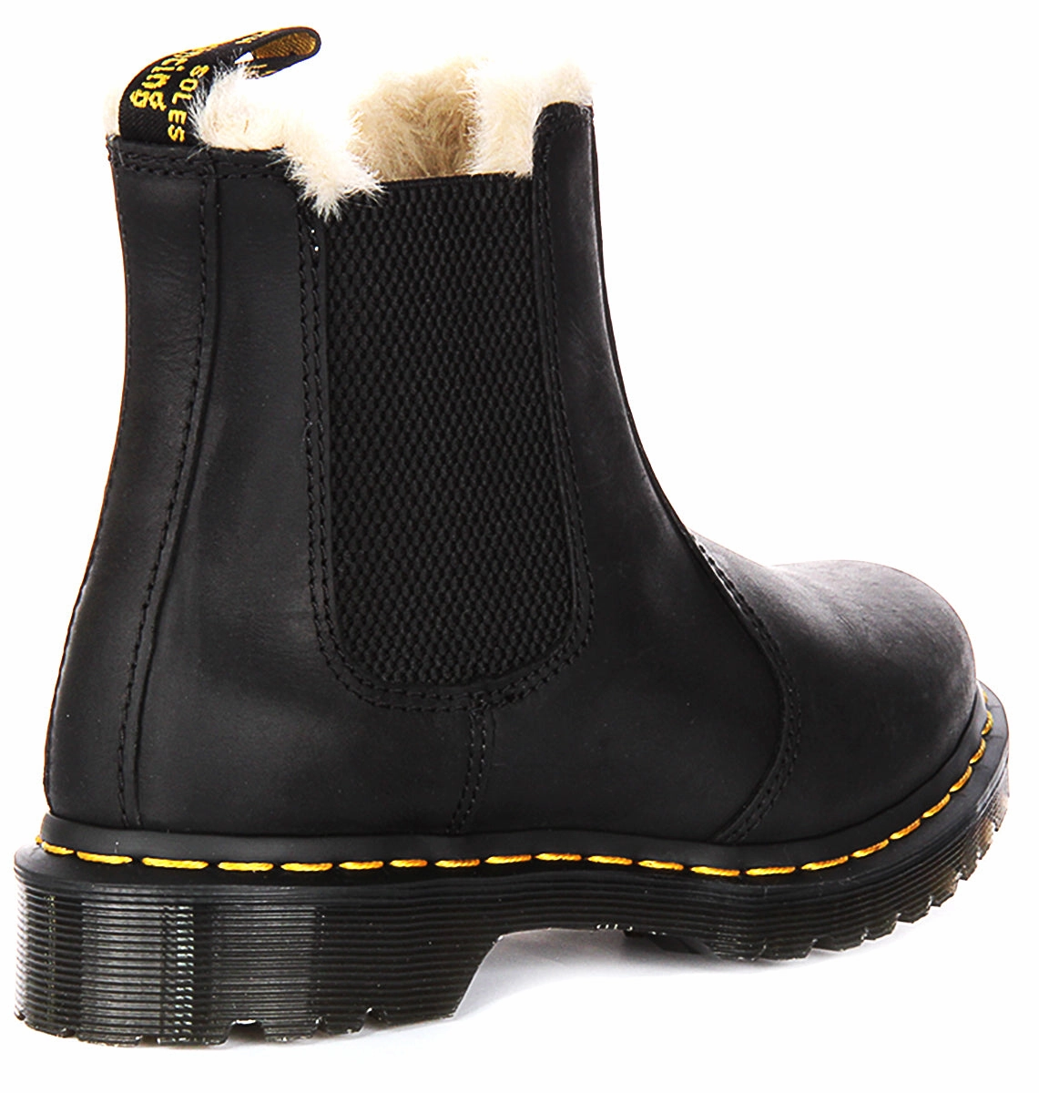 Dr Martens 2976 Leonore In Black Fur Lined Secure Trek