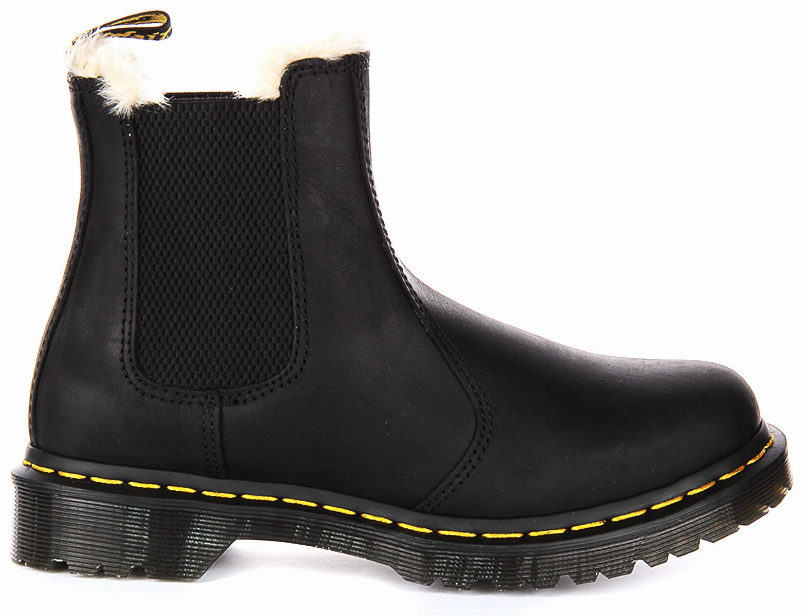Dr Martens 2976 Leonore In Black Fur Lined Secure Trek