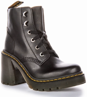 Dr Martens Jesy Sendal In Black Boots For Women Mountain Grip