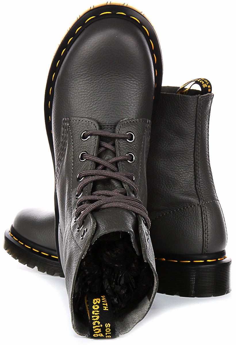 Dr Martens Pascal In Dark Grey For Women Secure Steps