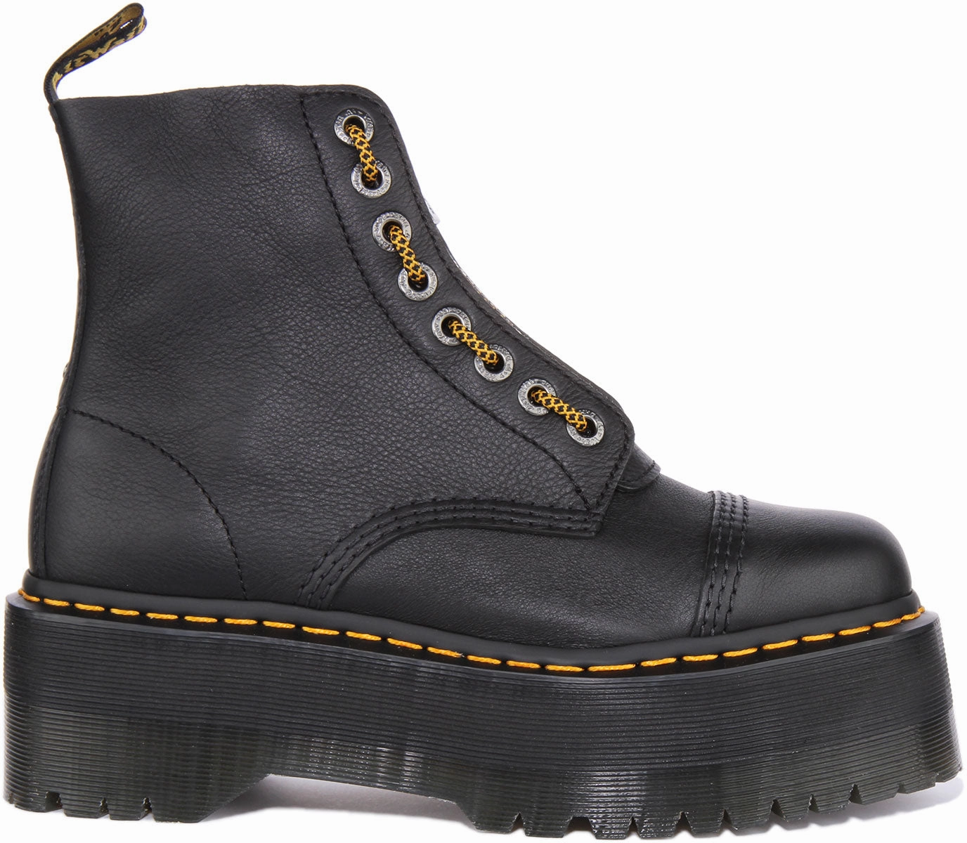 Dr Martens Sinclair Max Platform In Black For Women Support Base