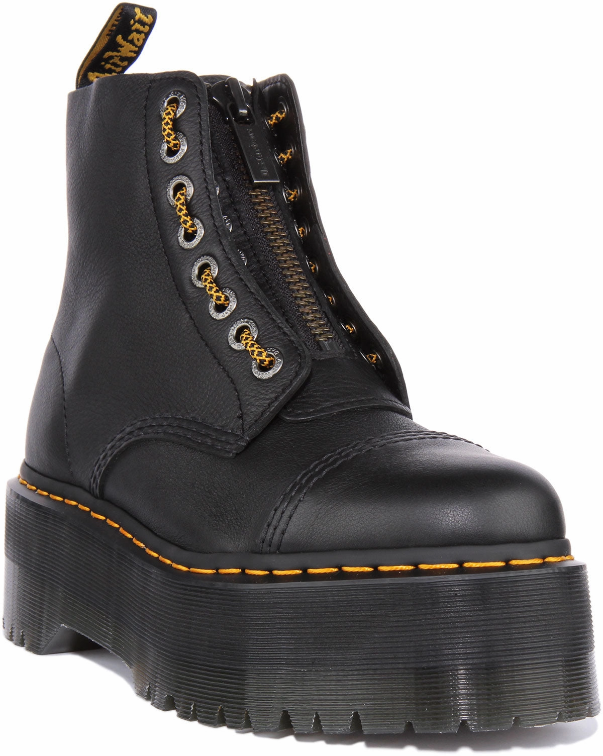 Heavy Duty Footwear Water Barrier Dr Martens Sinclair Max Platform In Black For Women