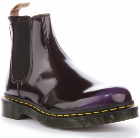 Dr Martens Vegan 2976 In Black Purple All-Terrain Ready