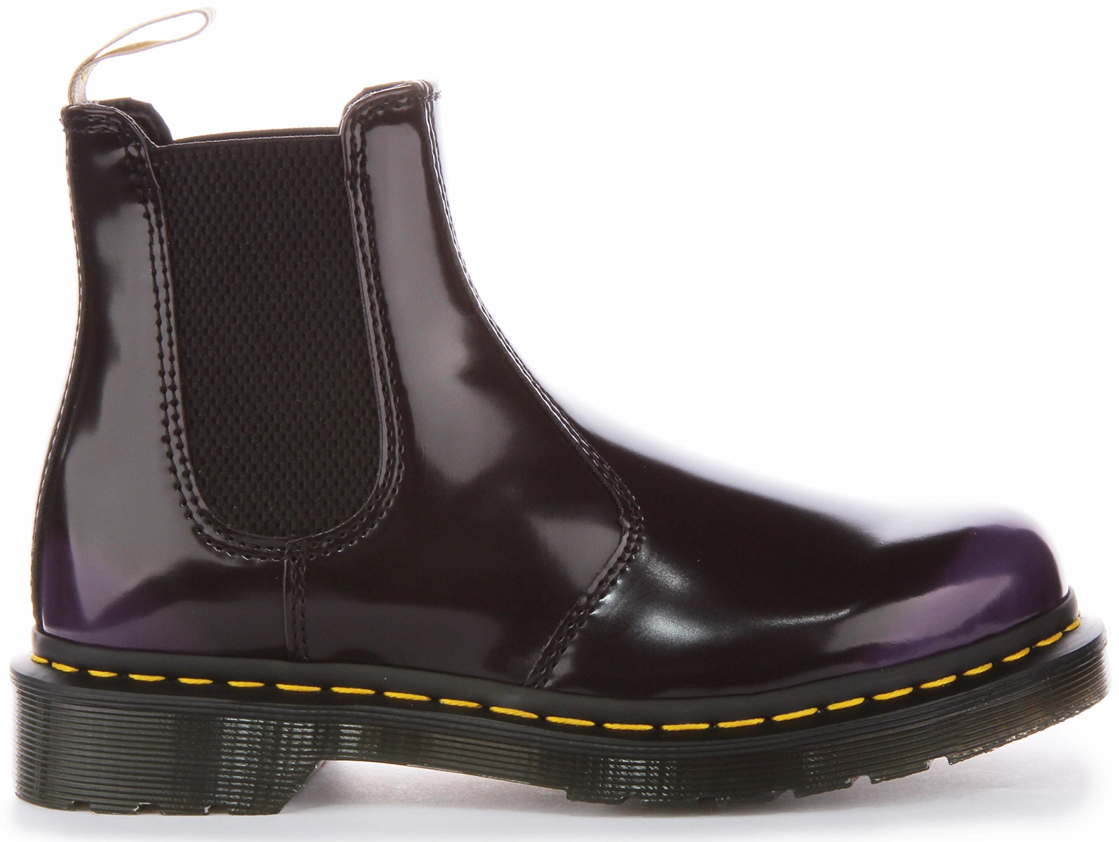 Dr Martens Vegan 2976 In Black Purple Trail Tough Shoes