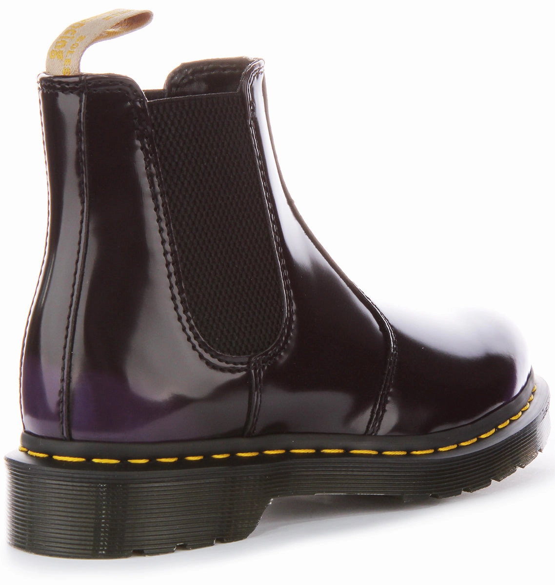 Dr Martens Vegan 2976 In Black Purple Trail Tough Shoes