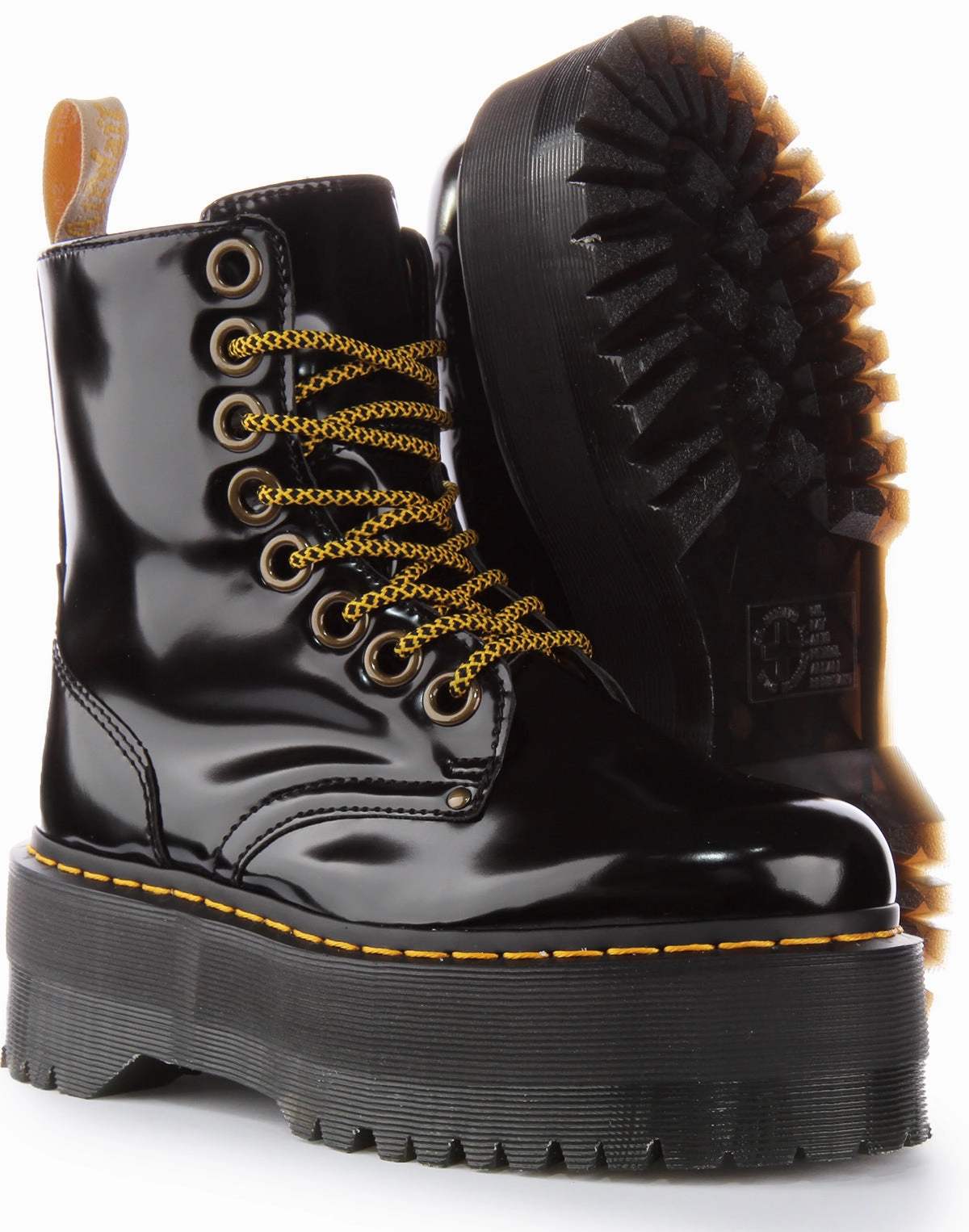 Dr Martens Vegan Jadon Max In Black For Women Outdoor Trekking Boots Max