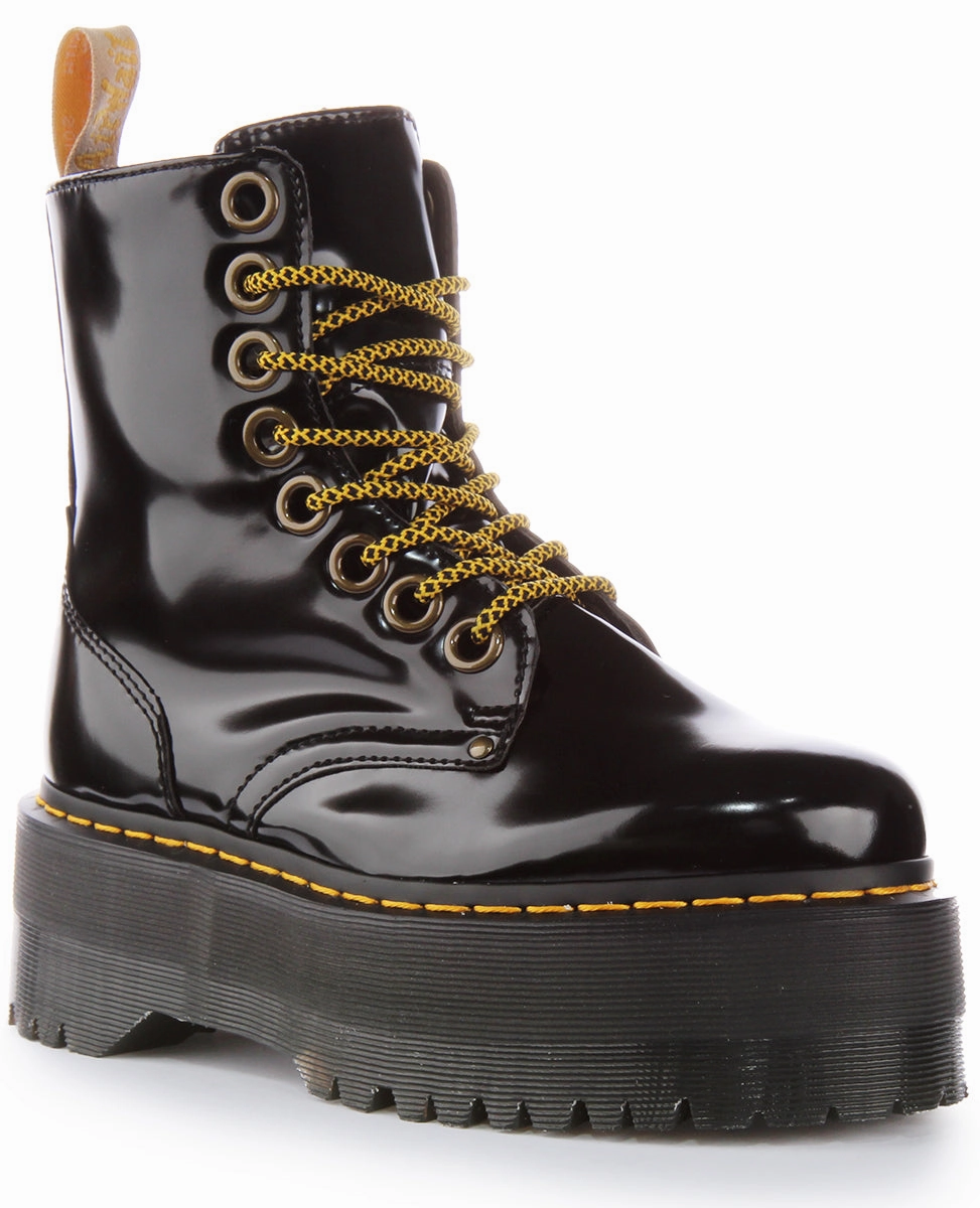 Walking Path Dr Martens Vegan Jadon Max In Black For Women