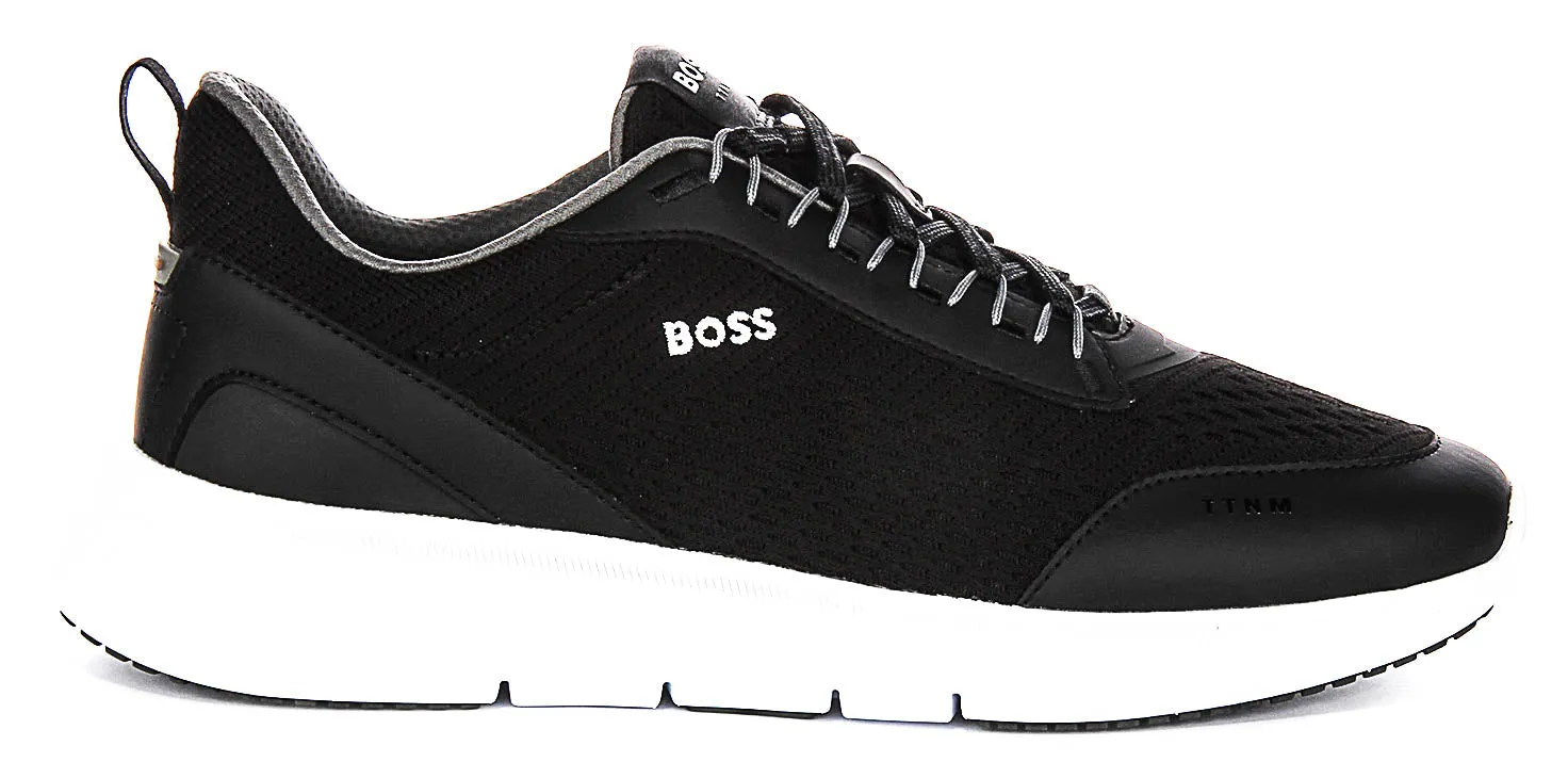Dry Footbed Boss Ttnm Light Runn In Black White For Men