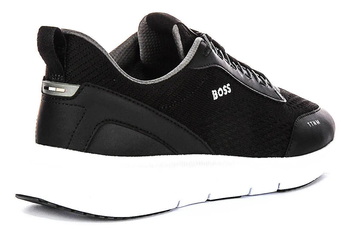 Dry Footbed Boss Ttnm Light Runn In Black White For Men