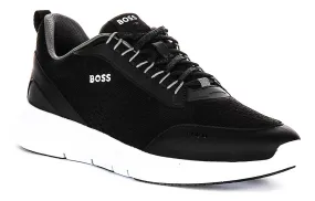 Boss Ttnm Light Runn In Black White For Men Comfort Liner