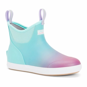 Winter Weather Protection Xtratuf Ankle Deck Rubber Blue Aurora Wellington Boots