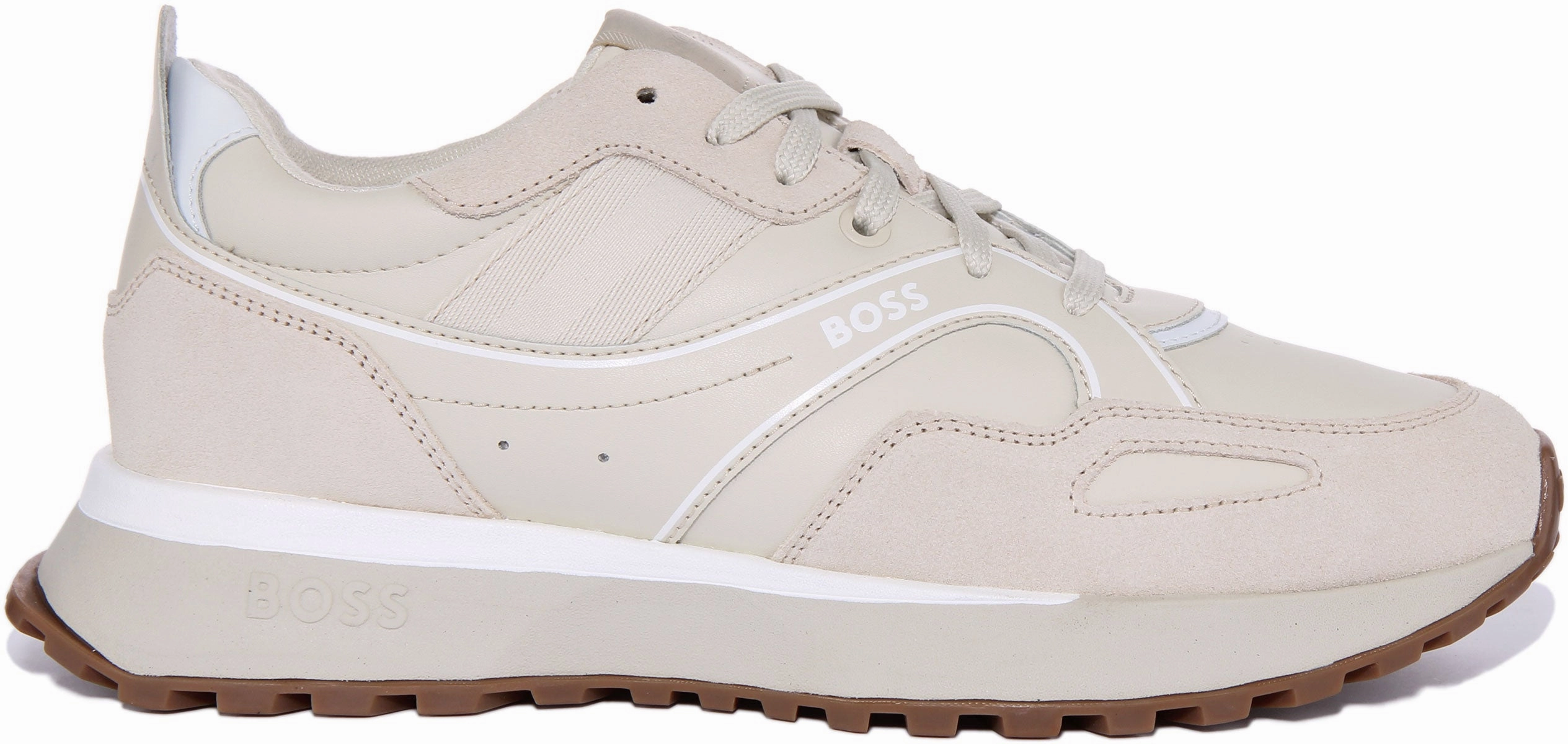 Dual Density Boss Jonah Runner Itsd In Cream For Men