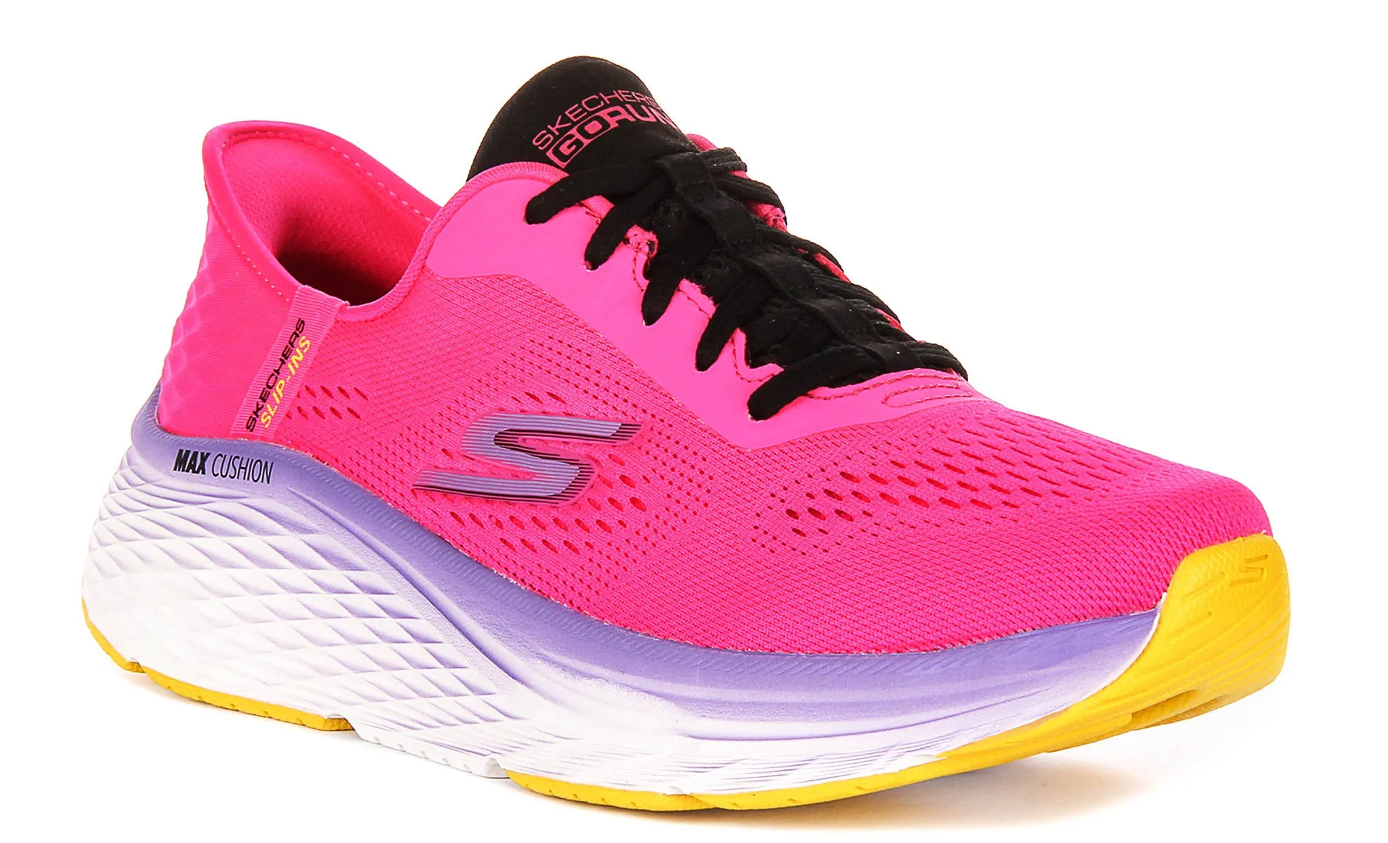 Ankle Ease Gym Training Skechers Max Cushion Elite In Raspberry For Women