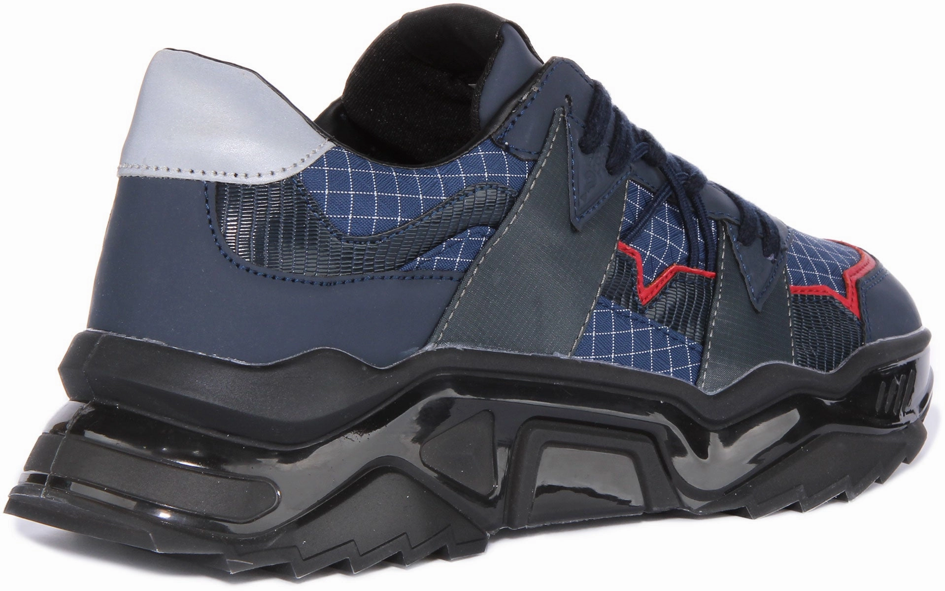 Durability Boost Guess Massa Trainer In Blue For Men