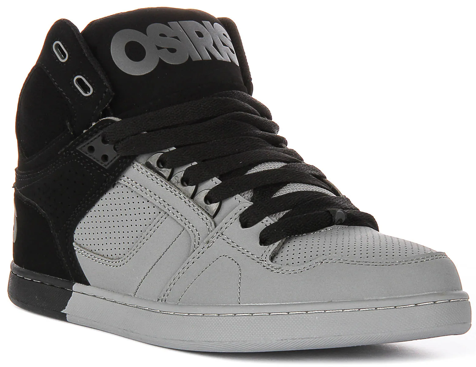 Osiris Nyc 83 CLK In Black Grey For Men Control Motion Cushioned
