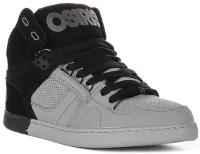 Osiris Nyc 83 CLK In Black Grey For Men Control Motion Cushioned
