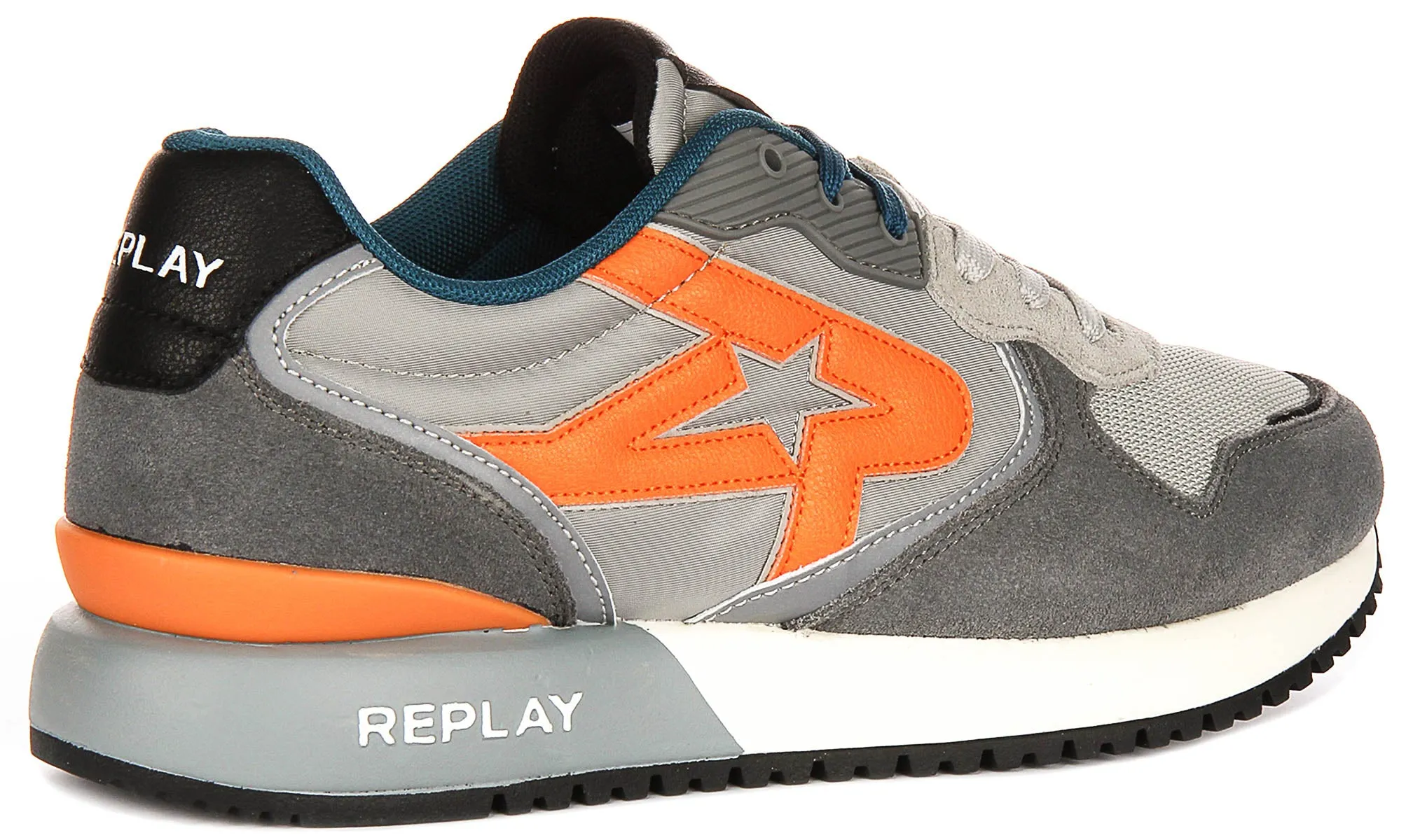 Durable Fit Replay Fiber M Tonal In Grey Orange For Men