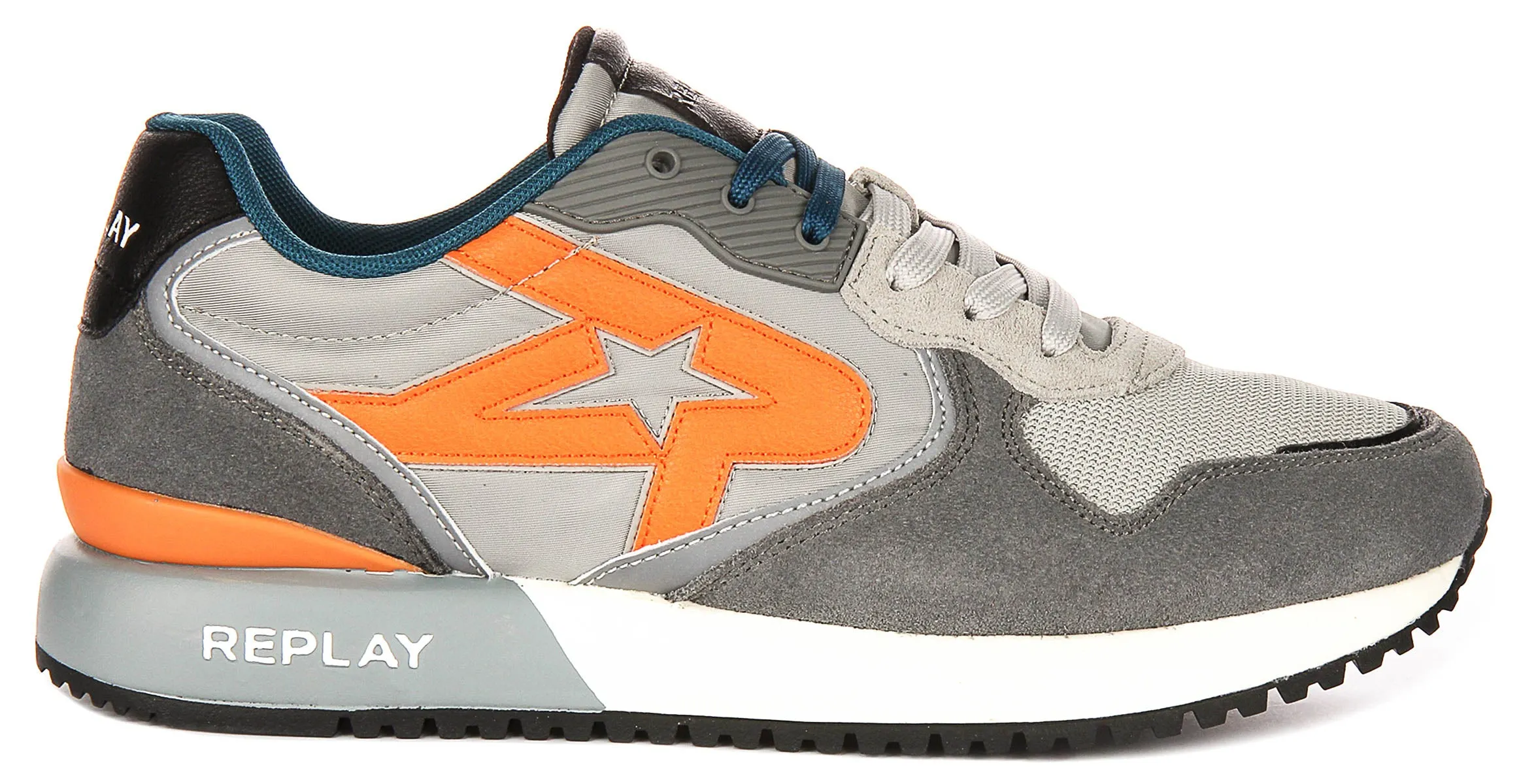 Durable Fit Replay Fiber M Tonal In Grey Orange For Men