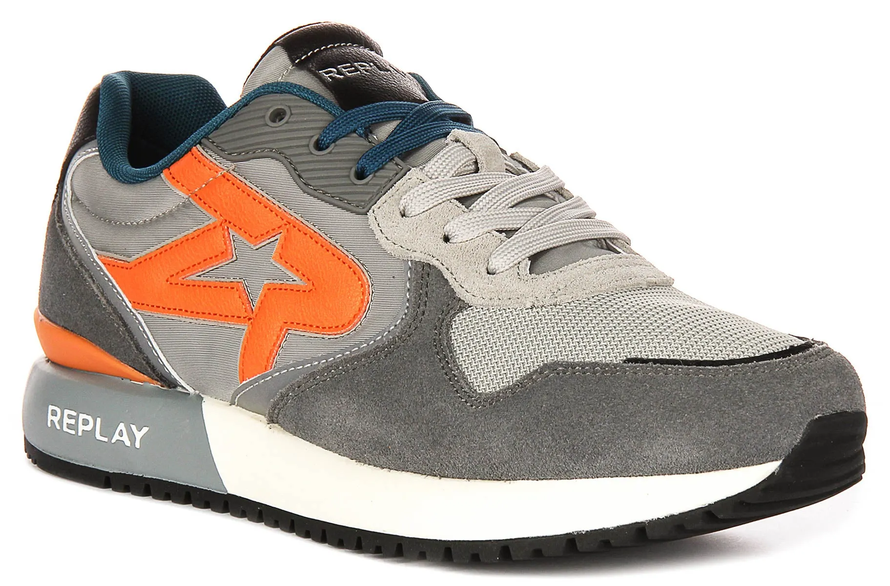 Breathable Gear Step Balance Replay Fiber M Tonal In Grey Orange For Men