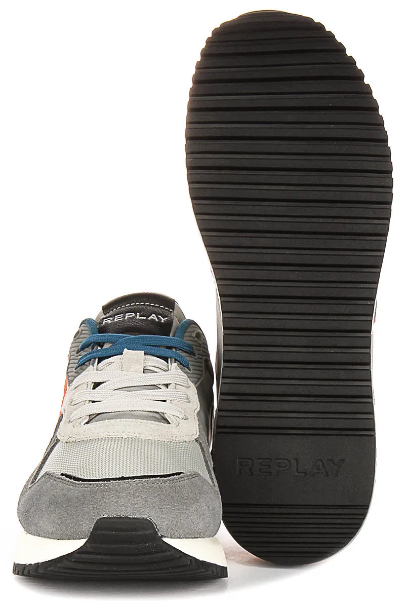 Durable Fit Replay Fiber M Tonal In Grey Orange For Men