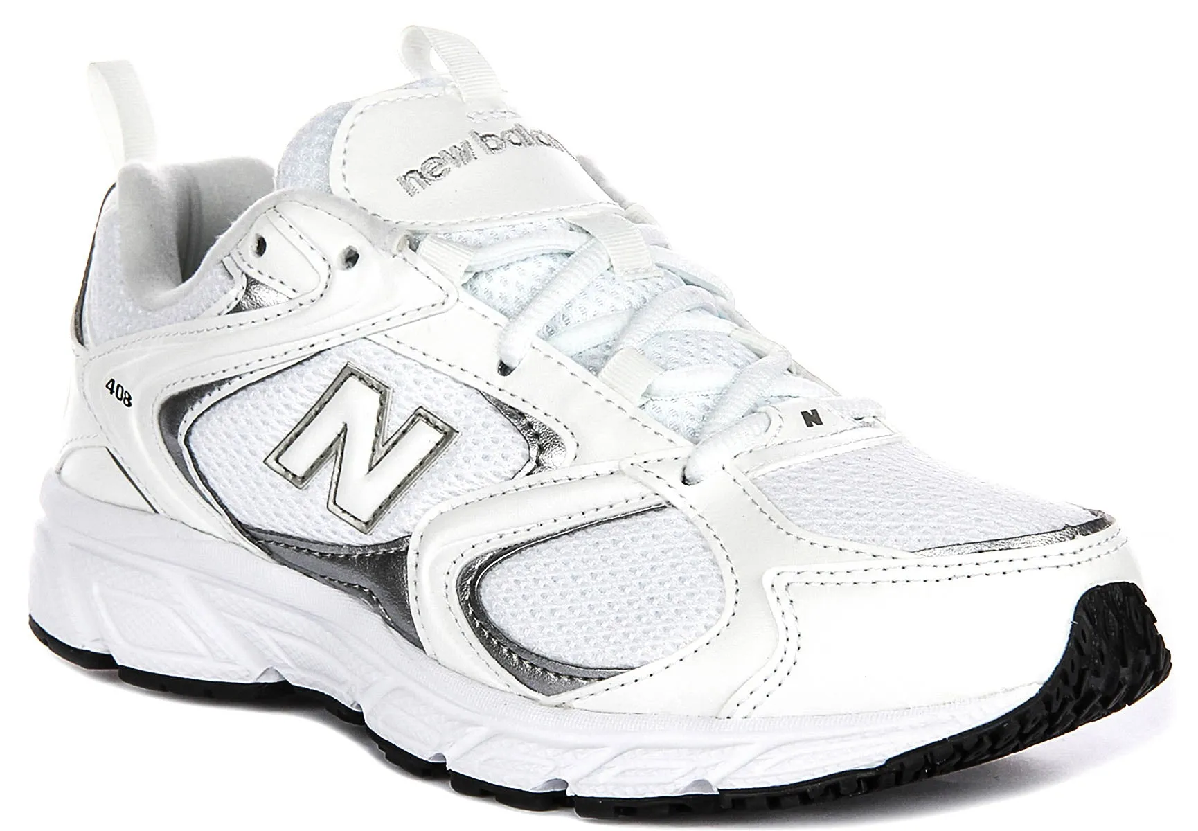 Smooth Movement New Balance ML 408W In White Silver For Men