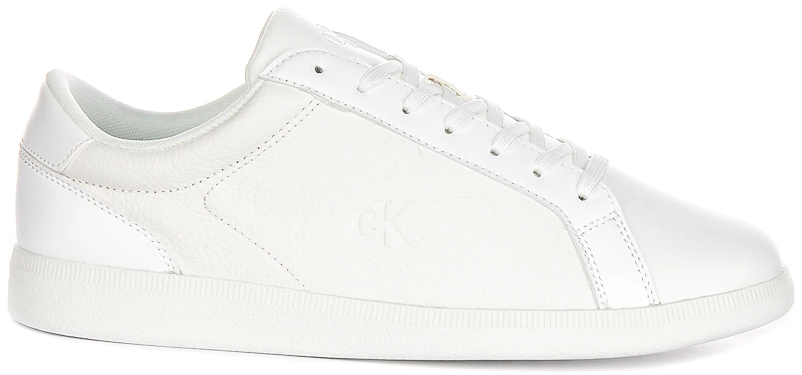 Durable touch Calvin Klein Jeans All White Slim Sole Smart Sneakers