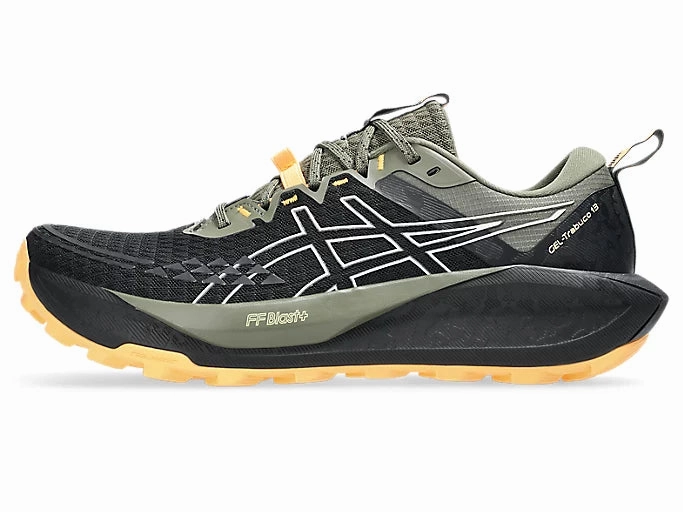 Durable Fit ASICS Gel Trabuco 13 (Black/Cream) Mens