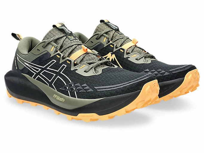 Durable Fit ASICS Gel Trabuco 13 (Black/Cream) Mens